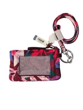 Vera Bradley Outlet Zip ID Lanyard in Bow Show Ultralight